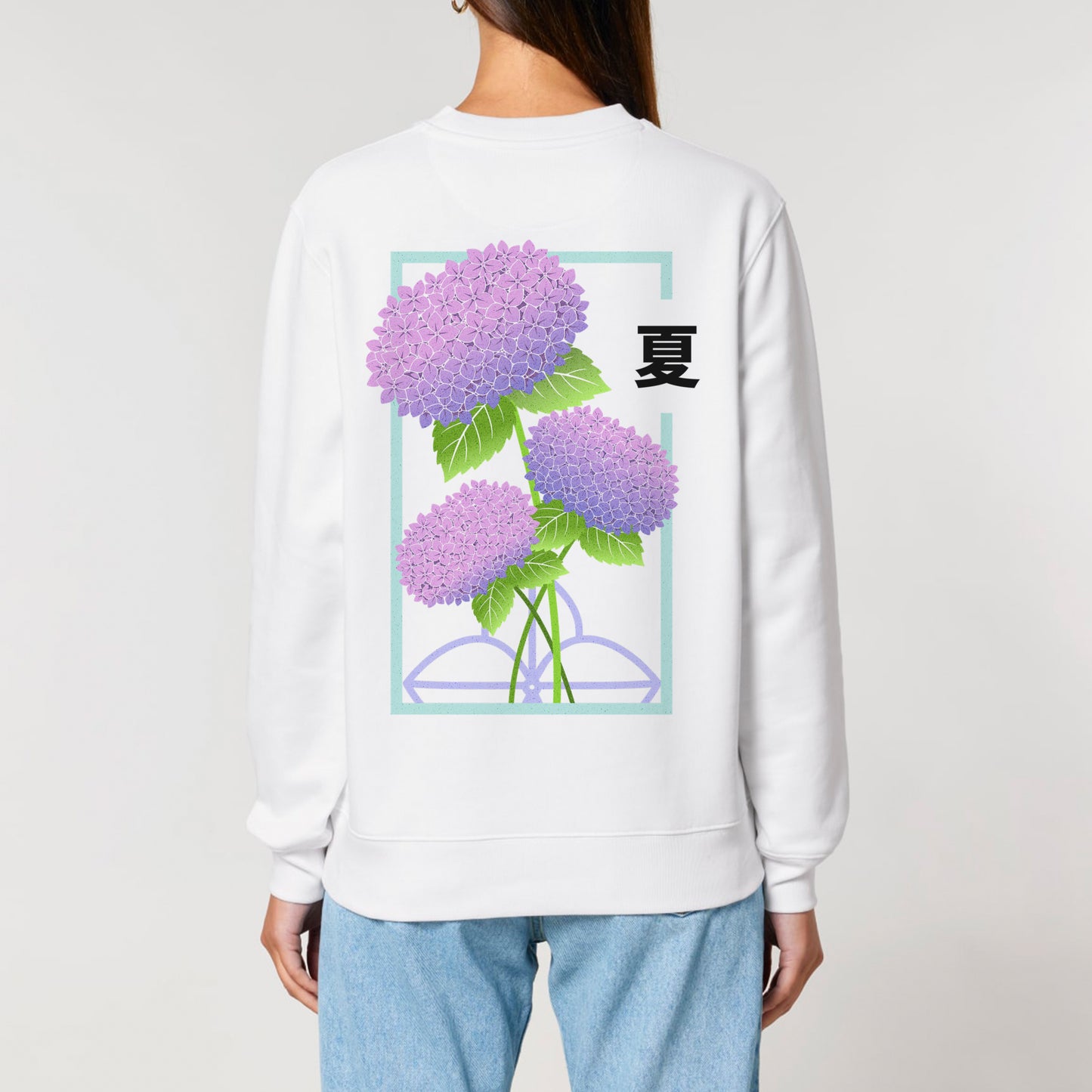 Seasons of Japan / Sweatshirt Hydrangea Summer